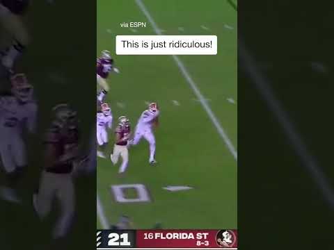 Jordan Travis was electric at FSU #shorts