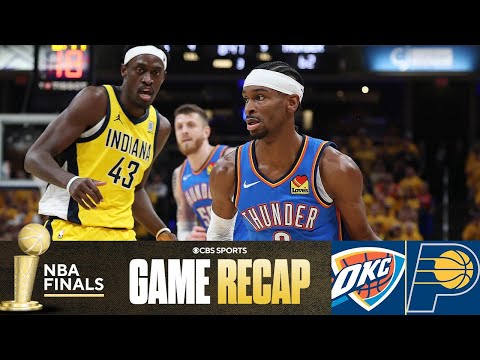 Thunder rally late to defeat Pacers, tie series 2-2 | 2025 NBA Finals Game 4 Recap