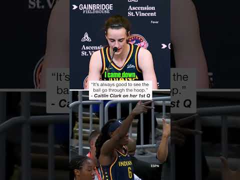 Caitlin Clark dropped 32 points in her return with the Fever #wnba #