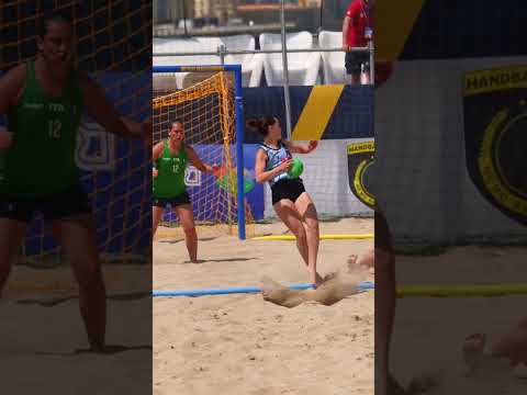 Her face said it all (via ehfbeachhandball/IG)