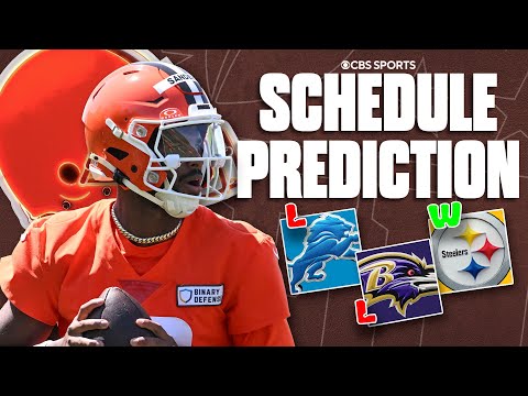Cleveland Browns 2025 Schedule Prediction | Will Shedeur Sanders be the starting QB?