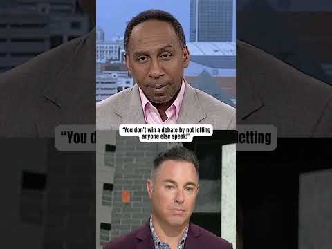 Stephen A. had to tell Joe what’s up 😅