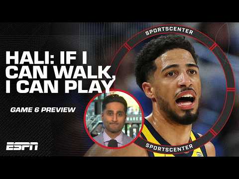 Tyrese Haliburton is DETERMINED to play in Game 6 🗣️ ‘IF I CAN WALK, I’M PLAYING!’ | SportsCenter