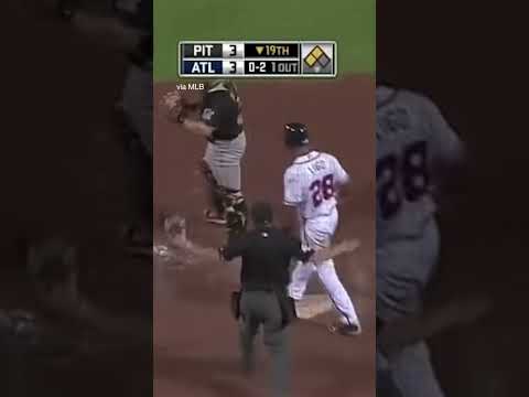 TOUGH way to lose a marathon game #baseball #mlb #shorts