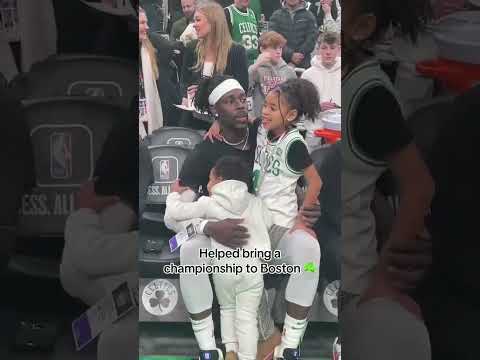 Jrue Holiday helped bring Banner 18 to Boston ☘️