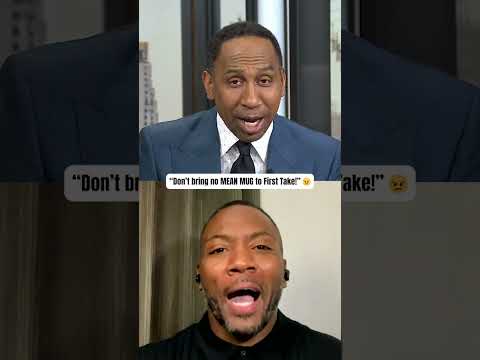 Don’t be mean mugging Stephen A. 😤