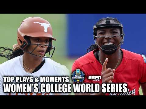 TOP PLAYS & BEST MOMENTS from the 2025 Women’s College World Series 🥎 | ESPN College Softball