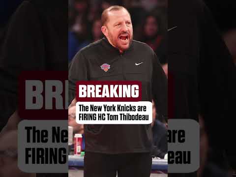 The New York Knicks are firing Tom Thibodeau just 3 days following ECF loss to the Pacers 😳 #shorts