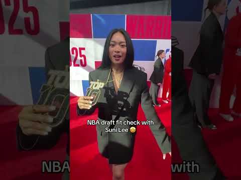 Suni Lee at the NBA Draft 🙌