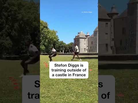 What a backdrop 👀 🎥: Stefon Diggs #shorts