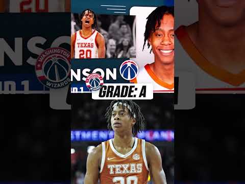 Adam Finkelstein gives the Wizards an A grade for drafting Tre Johnson No. 6 overall #shorts