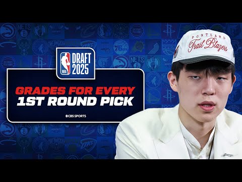 Grades for EVERY First Round Pick from the 2025 NBA Draft