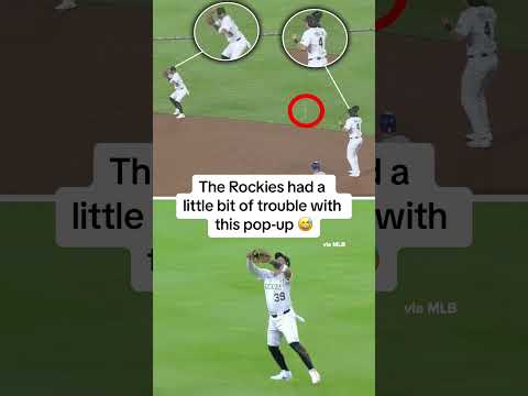 Two runs came around to score as a result of this dropped pop-up #shorts