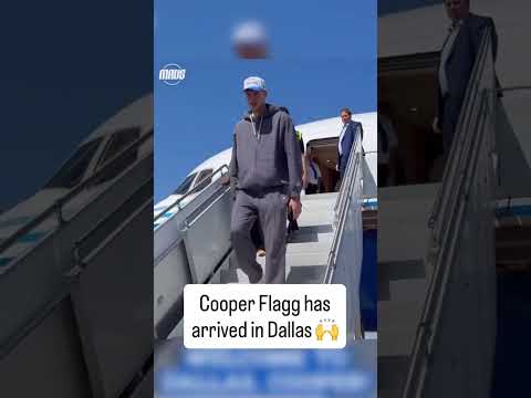 The No. 1 pick has arrived 🔥 (via dallasmavs/TT)