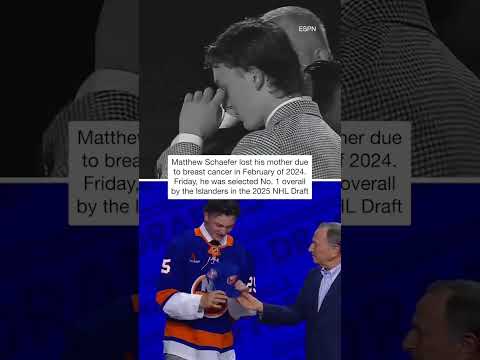 What a moment for Matthew Schaefer #hockey #nhl #shorts