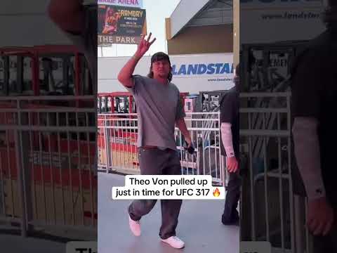 Theo Von in the building for UFC 317 🙌