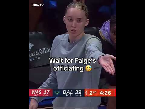 Paige’s reaction 😂