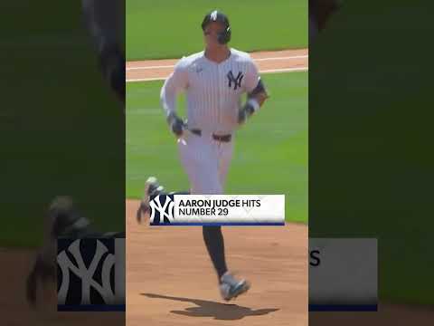 No. 29 for Aaron Judge! 🔥😮 #MLB #AaronJudge #Yankees