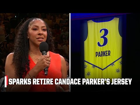 Candace Parker’s Los Angeles Sparks No. 3 jersey retirement ceremony | WNBA on ESPN