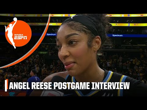 Angel Reese recaps her double-double in Sky win vs. Sparks | WNBA on ESPN