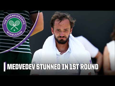 Daniil Medvedev UPSET in Wimbledon FIRST ROUND?! | Wimbledon on ESPN