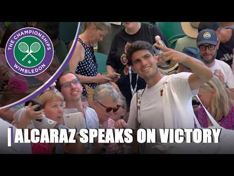 Carlos Alcaraz applauded for ‘lovely gesture’ 🎾 | 2025 Wimbledon