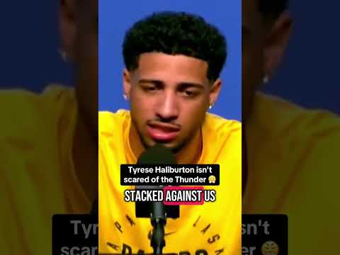 Tyrese Haliburton isn’t scared of the Thunder 😤