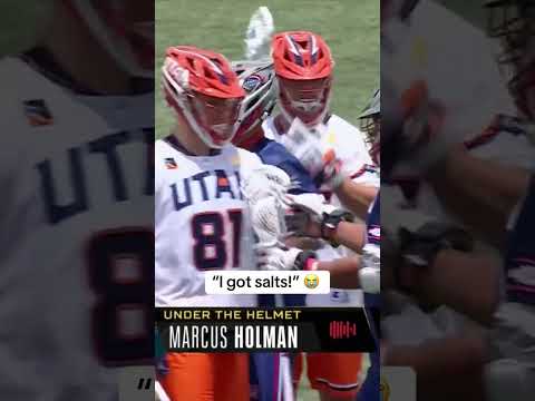 Marcus Holman with the smelling salts while mic’d up 😂