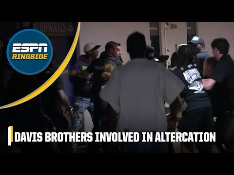 Backstage altercation takes place featuring Keyshawn Davis | ESPN Ringside