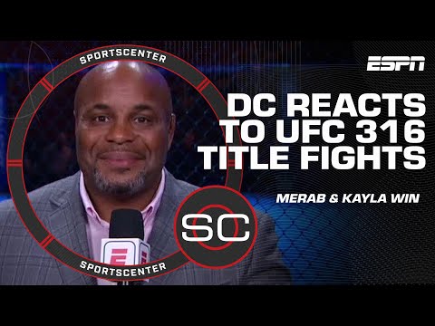 Daniel Cormier reacts to Dvalishvili & Harrison winning at UFC 316 | SportsCenter
