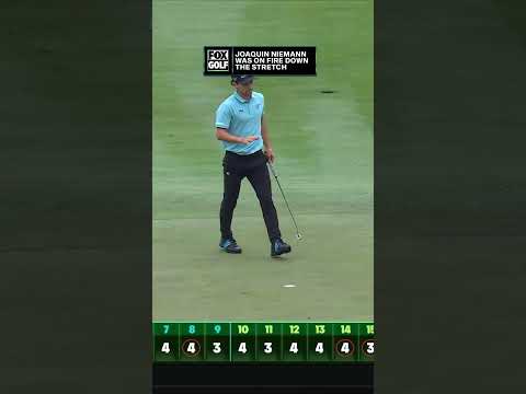 The stretch that SEALED the win for Joaquin Niemann 👏🔥 #JoaquinNiemann #LIV #Golf #Birdie