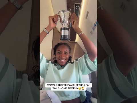 The trophy tea with Coco G 🍵 (via @cocogauff/TT)