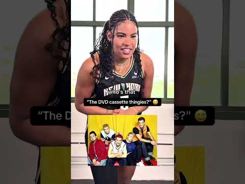 New York Liberty players try to name objects from the 90s 😂 (via @nyliberty/TT)