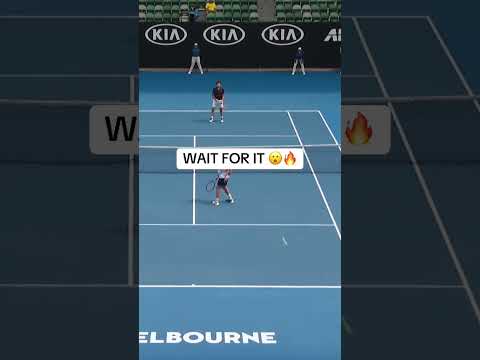 This trick shot 👏 (via @ausopen/TT)