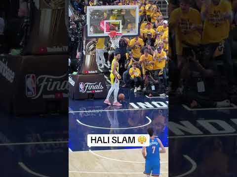 Hali with the slam and stare 🔥