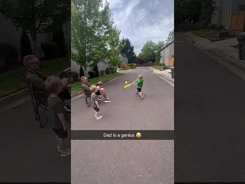 Hitting with dad just got a lot easier 🤣 (via @derekradley/IG)