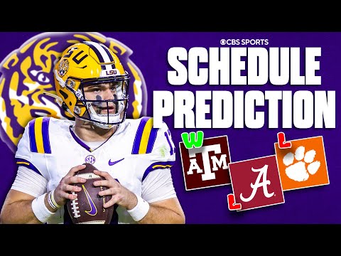 LSU Tigers 2025 Schedule Prediction | LSU finally returning to the College Football Playoff?