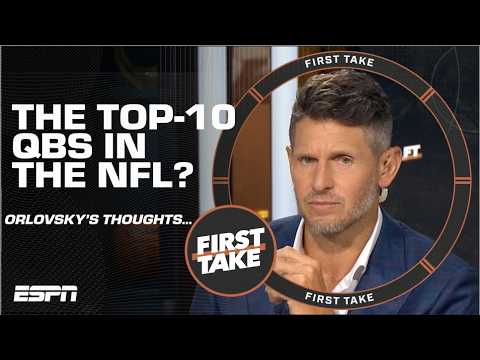Dan Orlovsky PROVIDES CONTEXT over TOP-10 NFL QBs ๐ฟ | First Take