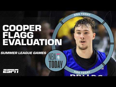 Evaluating Cooper Flagg’s 2 Summer League games 🧐 | NBA Today