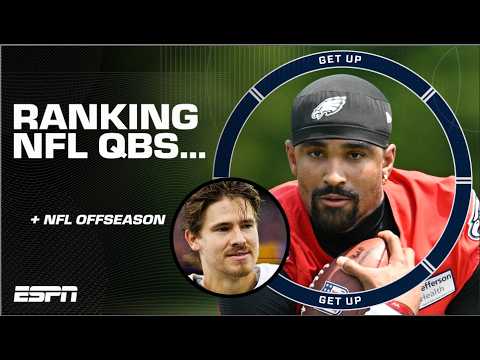 Justin Herbert or Jalen Hurts sparks DEBATE when ranking NFL QBs 👀 | Get Up