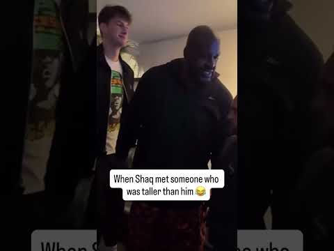 Olivier Rioux makes Shaq look small ๐ฎ (via @ShaqDieselONeal/TT)