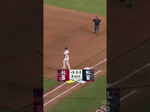 On an infield single 🤯 #MLB #AL #ASG #allstar