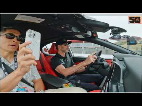 Jimmie Johnson’s hot lap with SportsCenter 🤯