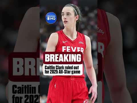Caitlin Clark has been ruled out for the WNBA All-Star Game and 3-point shooting contest #shorts