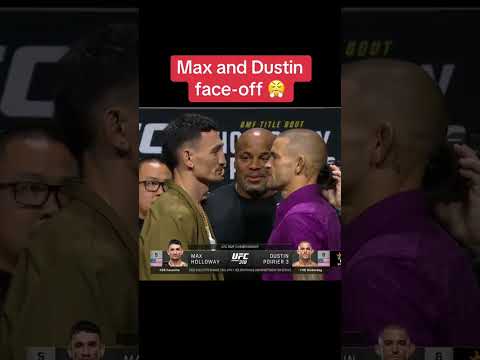 This faceoff between Holloway and Poirier ๐ฟ #UFC318