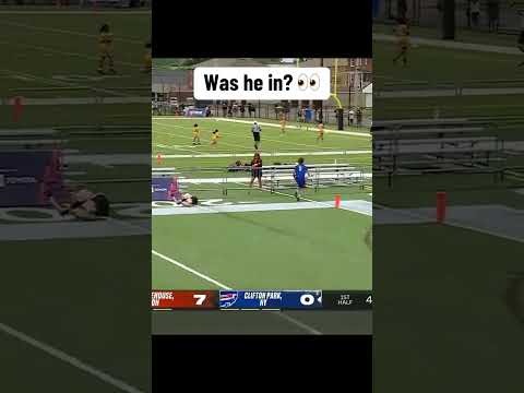 This toe-tap TD 😤