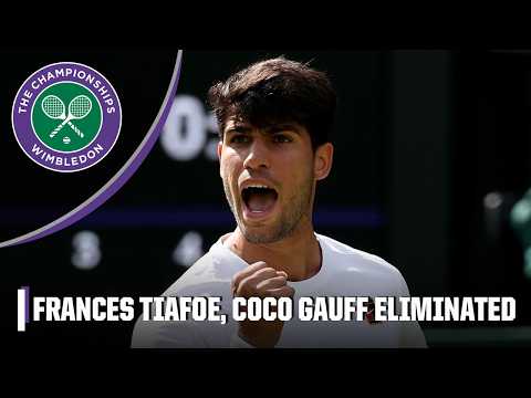 UPSETS GALORE 👀 Taylor Fritz & Carlos Alcaraz advance, nine Top-10 seeds eliminated | 2025 Wimbledon
