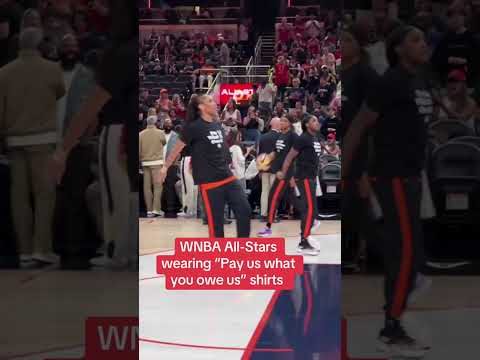 WNBA All-Stars wore this message on their shirts during warmups