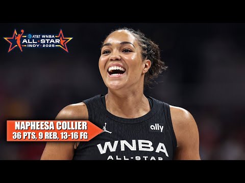 Napheesa Collier sets the record 🙌 36 PTS to lead her team past Team Clark | WNBA All-Star Game
