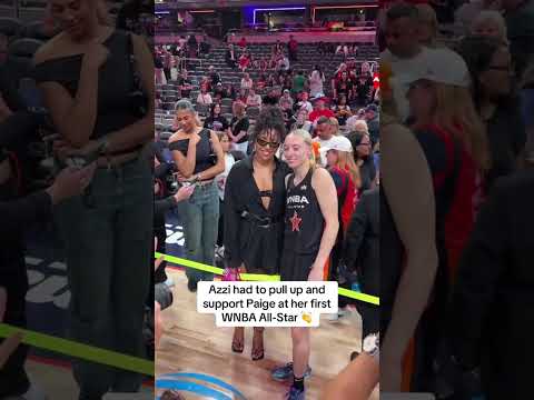 Azzi 🤝 Paige #WNBAAllStar